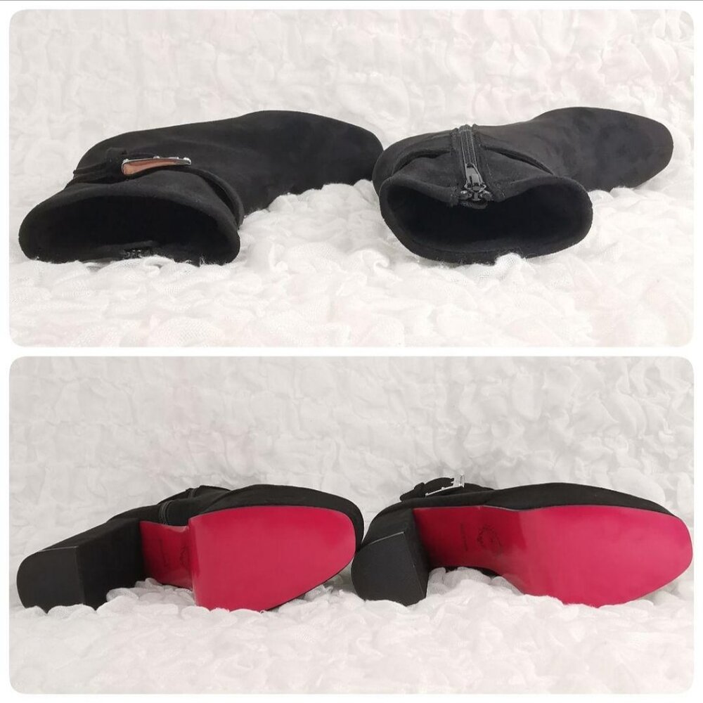 MichellMacaron Buckle Short Boots 13.5cm Heel - Picture 6 of 16